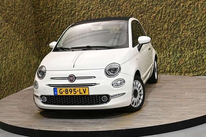 Wit Gebruikt 2016 Fiat 500C Lounge Cabriolet | € 9.995 (Eerlijke prijs) - Afbeelding 1/3