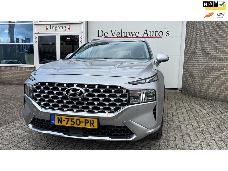 Grijs Gebruikt 2022 Hyundai Santa Fe Comfort SUV | € 26.900 (Super prijs) - Afbeelding 1/4
