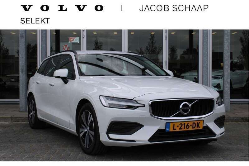 Wit Gebruikt 2021 Volvo V60 Momentum Stationwagen | € 26.500 (Super prijs) - Afbeelding 1/4