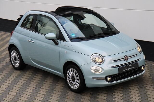 Blauw Occasion 2022 Fiat 500C Dolcevita Cabriolet | € 15.945 (Eerlijke prijs) - Afbeelding 1/4
