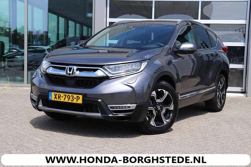 Grijs Gebruikt 2019 Honda CR-V Hybrid SUV | € 29.800 (Eerlijke prijs) - Afbeelding 1/4