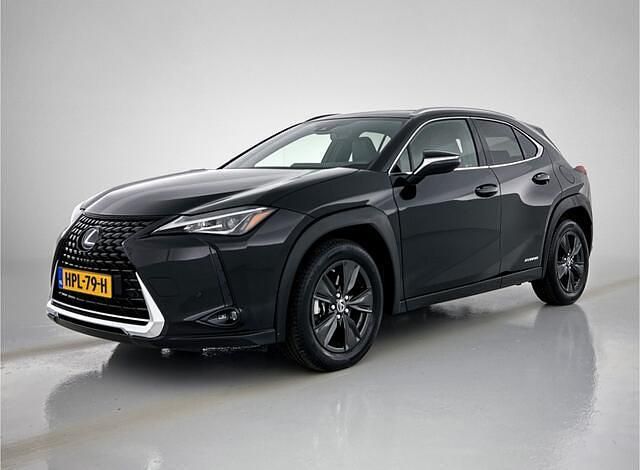 Zwart Gebruikt 2019 Lexus UX 250h Luxury Line SUV | € 30.945 (Iets duurder) - Afbeelding 1/3