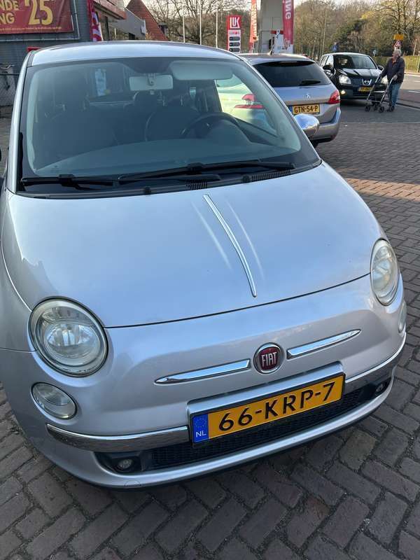 Zilver Gebruikt 2010 Fiat 500 Sport Hatchback | € 4.395 (Eerlijke prijs) - Afbeelding 1/4