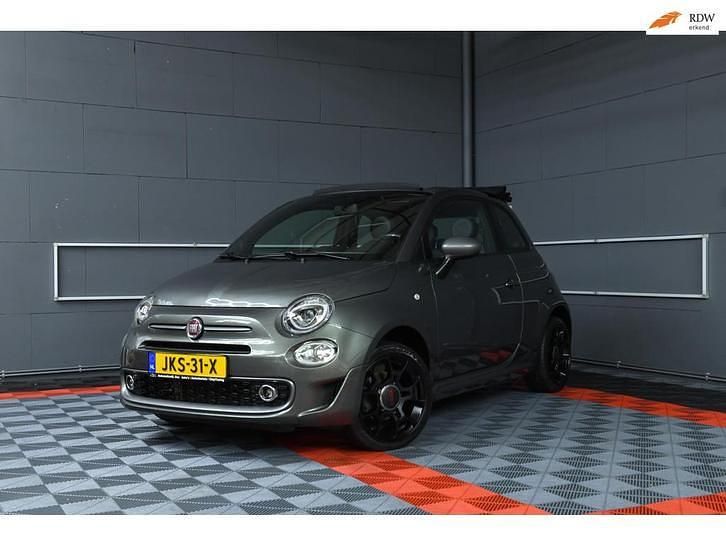 Grijs Gebruikt 2016 Fiat 500C Lounge Cabriolet | € 9.950 (Eerlijke prijs) - Afbeelding 1/4