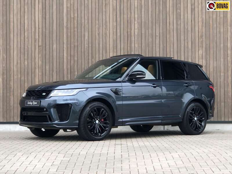 Grijs, metallic lak Gebruikt 2018 Land Rover Range Rover Sport SVR SUV | € 69.900 (Goede deal) - Afbeelding 1/4