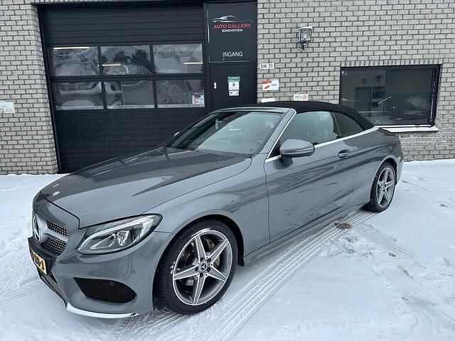 Grijs Occasion 2017 Mercedes C180 AMG Cabriolet | € 23.950 (Goede deal) - Afbeelding 1/4