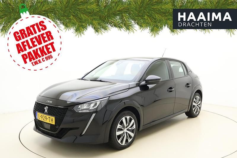 Zwart Gebruikt 2020 Peugeot e-208 Active Hatchback | € 14.945 (Eerlijke prijs) - Afbeelding 1/4
