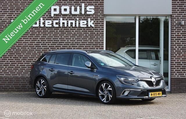 Grijs Gebruikt 2017 Renault Mégane GrandTour GT Stationwagen | € 15.750 (Eerlijke prijs) - Afbeelding 1/4