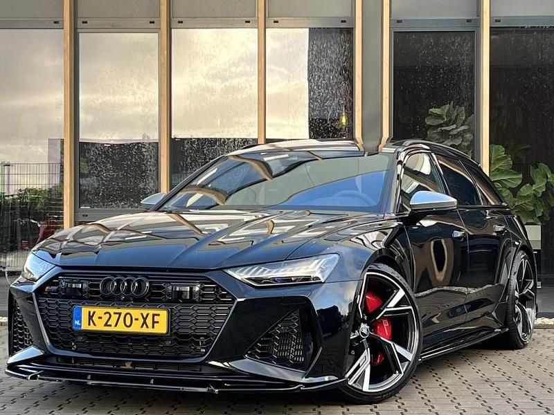 Zwart Gebruikt 2021 Audi RS6 Stationwagen | € 115.600 (Eerlijke prijs) - Afbeelding 1/4