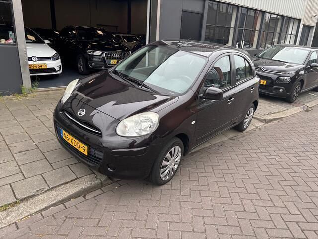 Paars Gebruikt 2012 Nissan Micra Acenta Hatchback | € 4.999 (Eerlijke prijs) - Afbeelding 1/4