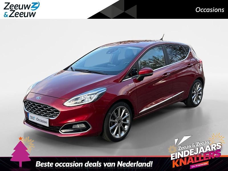 Rood Gebruikt 2021 Ford Fiesta Vignale Hatchback | € 16.745 (Eerlijke prijs) - Afbeelding 1/4