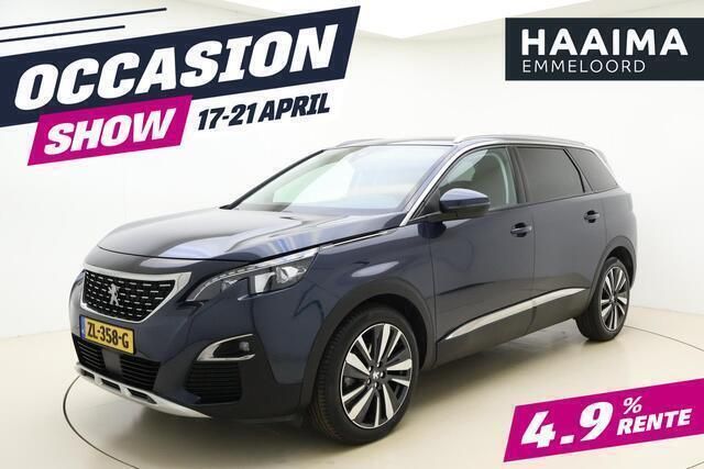 Blauw Gebruikt 2019 Peugeot 5008 Allure MPV | € 20.950 (Eerlijke prijs) - Afbeelding 1/4