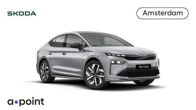 Zilver Nieuw 2025 Skoda Enyaq iV SportLine SUV | € 50.949 (Eerlijke prijs) - Afbeelding 1/4
