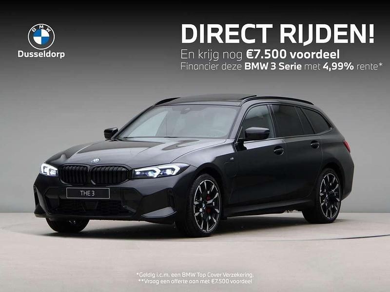 Zwart Nieuw 2025 BMW 330e M Sport Stationwagen | € 75.260 (Eerlijke prijs) - Afbeelding 1/4