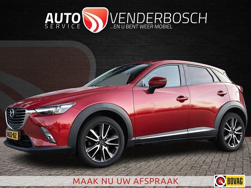 Rood Occasion 2020 Mazda CX-3 SUV | € 18.085 (Eerlijke prijs) - Afbeelding 1/4