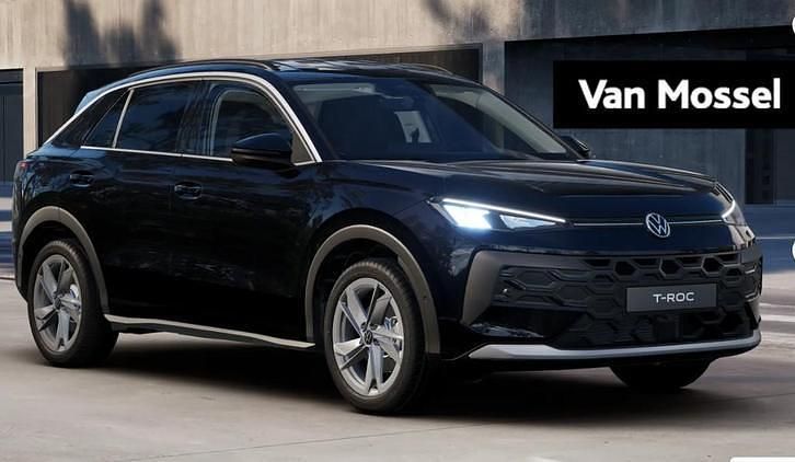 Zwart Nieuw 2025 VW T-Roc Edition SUV | € 40.600 (Super prijs) - Afbeelding 1/4