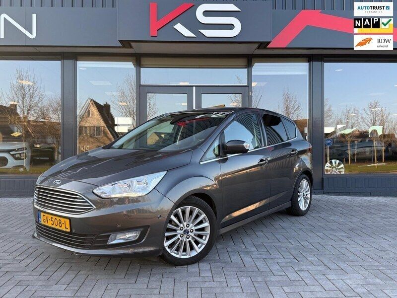 Grijs Gebruikt 2015 Ford C-MAX Titanium MPV | € 11.850 (Eerlijke prijs) - Afbeelding 1/3