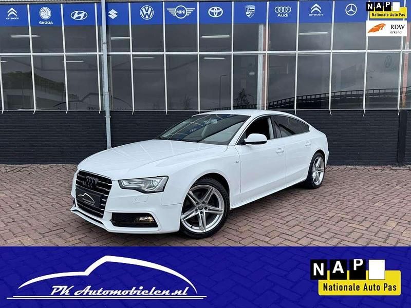 Wit Gebruikt 2016 Audi A5 Sportback S-Line Hatchback | € 20.950 (Goede deal) - Afbeelding 1/4