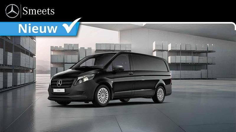 Zwart (metallic) Nieuw 2025 Mercedes Vito Van | € 59.888 (Goede deal) - Afbeelding 1/4