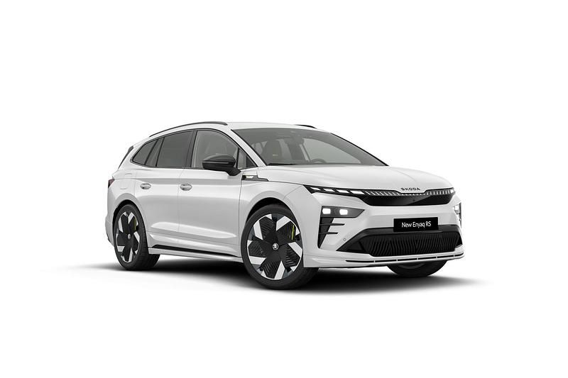 Moonwhite metallic Nieuw 2025 Skoda Enyaq iV RS SUV | € 59.705 (Eerlijke prijs) - Afbeelding 1/4
