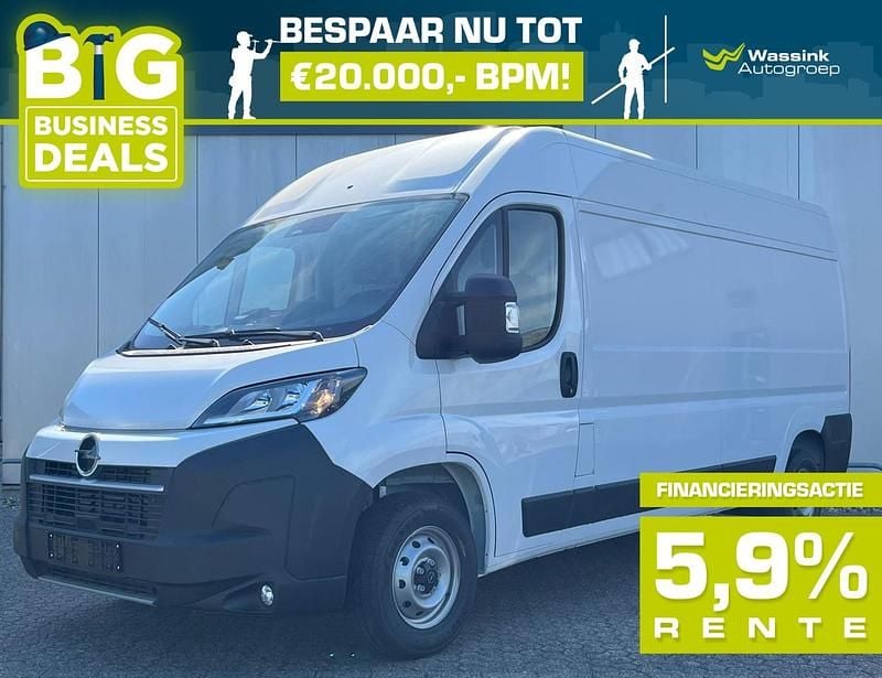 Wit Nieuw 2024 Opel Movano Van | € 30.790 (Eerlijke prijs) - Afbeelding 1/4