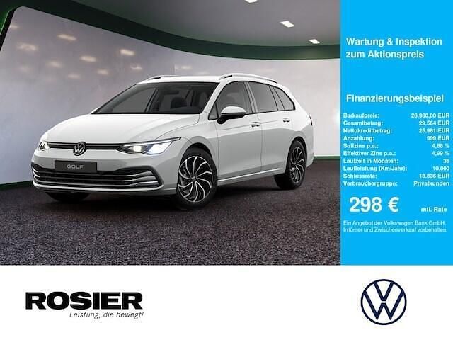 Wit Gebruikt 2024 VW Golf VIII Move Sedan | € 31.518 (Eerlijke prijs) - Afbeelding 1/4