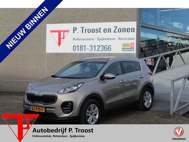 Grijs (metallic) Gebruikt 2018 Kia Sportage SUV | € 18.950 (Eerlijke prijs) - Afbeelding 1/4