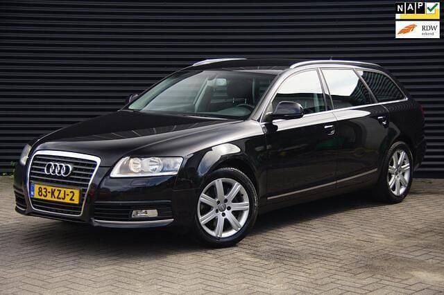 Zwart Gebruikt 2010 Audi A6 Business Stationwagen | € 3.450 (Eerlijke prijs) - Afbeelding 1/4