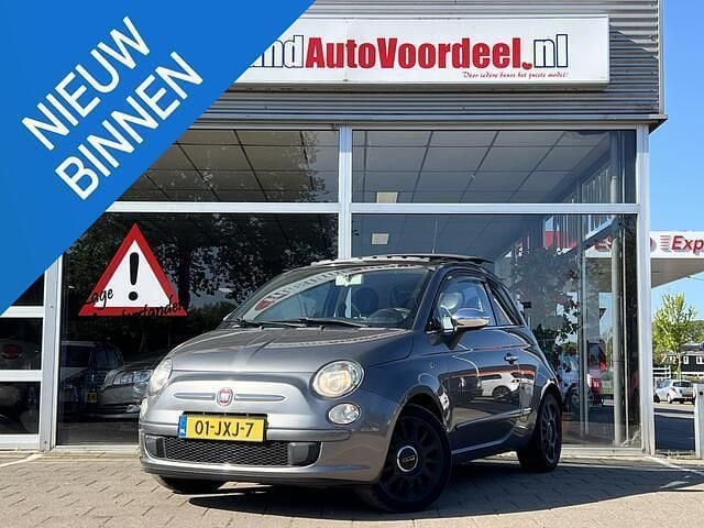 Grijs Gebruikt 2009 Fiat 500 Lounge Hatchback | € 4.999 (Eerlijke prijs) - Afbeelding 1/4