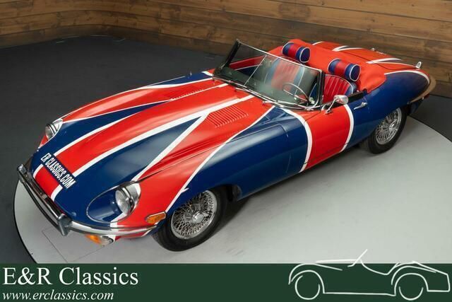 Blauw Gebruikt 1970 Jaguar E-Type S Cabriolet | € 129.950 - Afbeelding 1/4