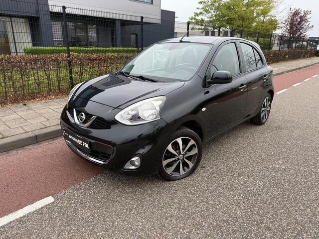 Zwart Gebruikt 2014 Nissan Micra Hatchback | € 6.650 (Eerlijke prijs) - Afbeelding 1/4