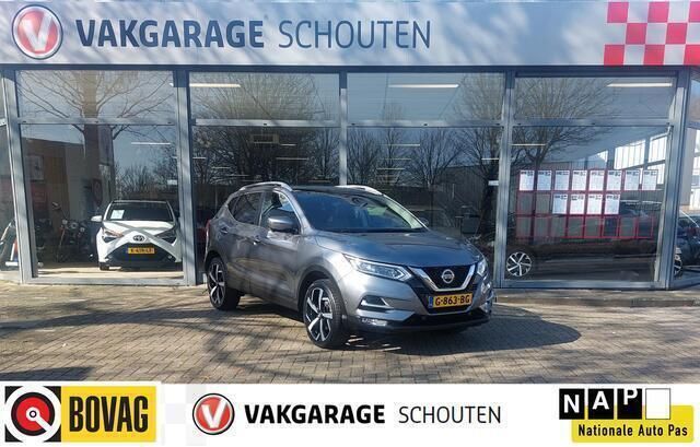 Grijs, metallic lak Gebruikt 2019 Nissan Qashqai Tekna SUV | € 16.599 (Eerlijke prijs) - Afbeelding 1/4
