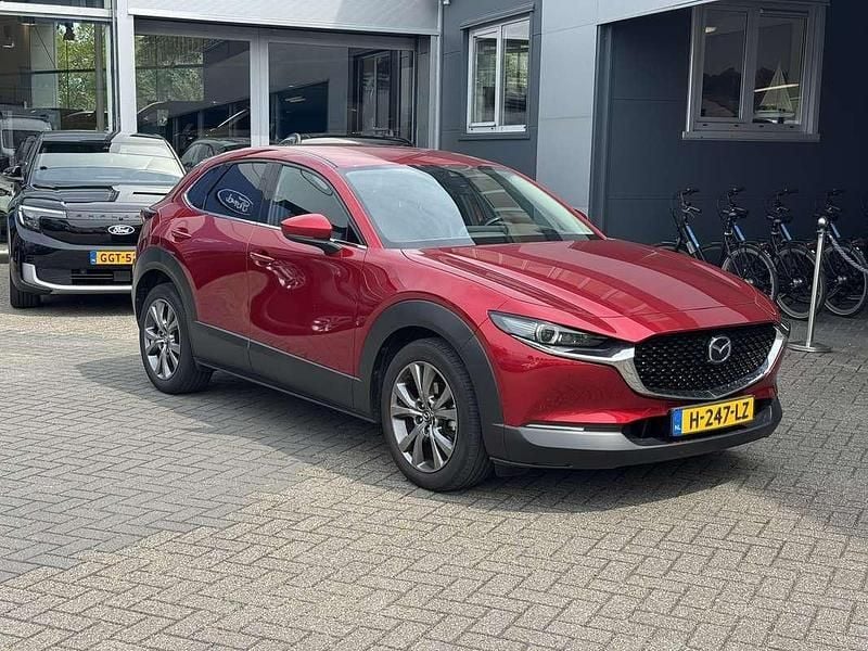 Rood Gebruikt 2020 Mazda CX-30 Luxury SUV | € 24.900 (Eerlijke prijs) - Afbeelding 1/4