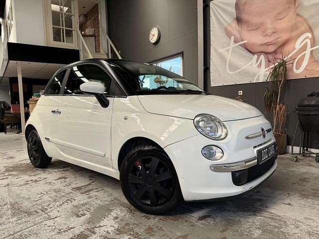 Wit Gebruikt 2008 Fiat 500 Pop Hatchback | € 2.950 (Goede deal) - Afbeelding 1/4