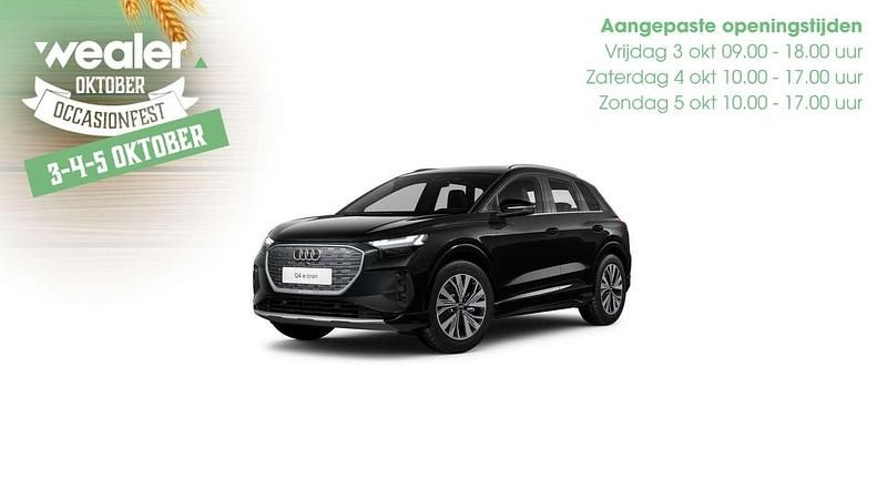 Zwart Gebruikt 2021 Audi Q4 e-tron Advanced Plus SUV | € 29.840 (Eerlijke prijs) - Afbeelding 1/3