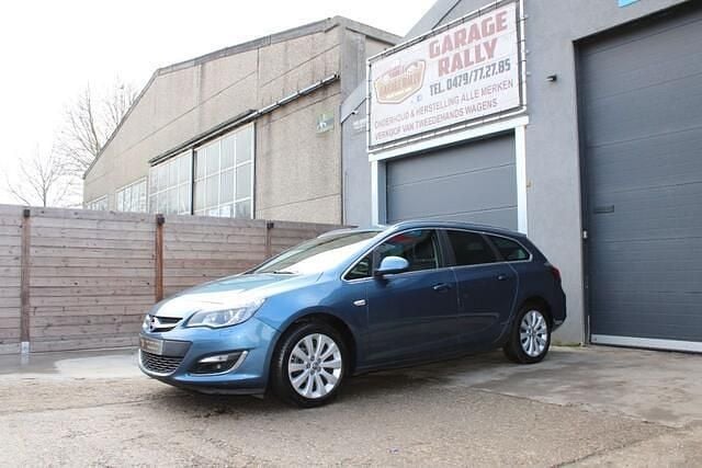 Occasion Opel Astra Exklusiv 120 PK (88 kW) 2016 Blauw Stationwagen