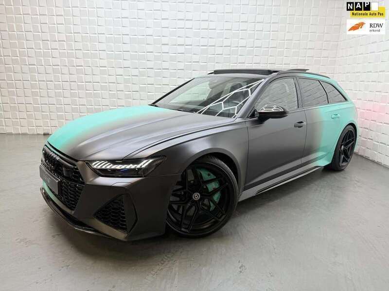 Zwart Gebruikt 2020 Audi RS6 S-Line Stationwagen | € 119.949 (Iets duurder) - Afbeelding 1/4