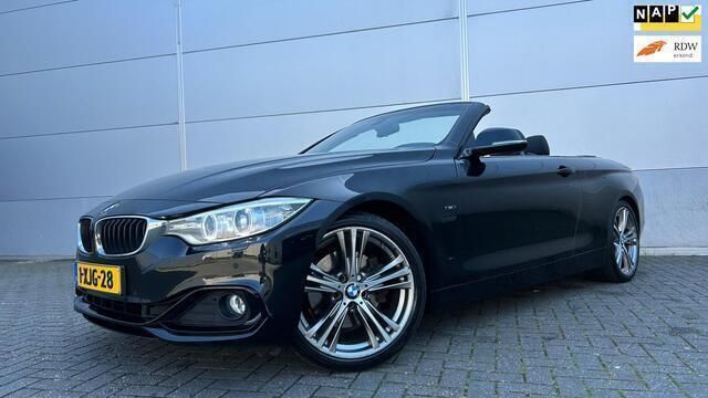 Zwart Gebruikt 2014 BMW 428 Sport Line Cabriolet | € 21.950 (Eerlijke prijs) - Afbeelding 1/4