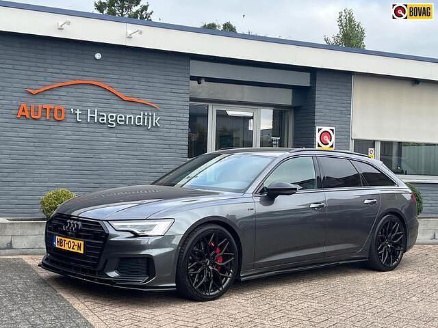 Grijs Gebruikt 2021 Audi A6 S-Line Stationwagen | € 45.950 (Eerlijke prijs) - Afbeelding 1/4