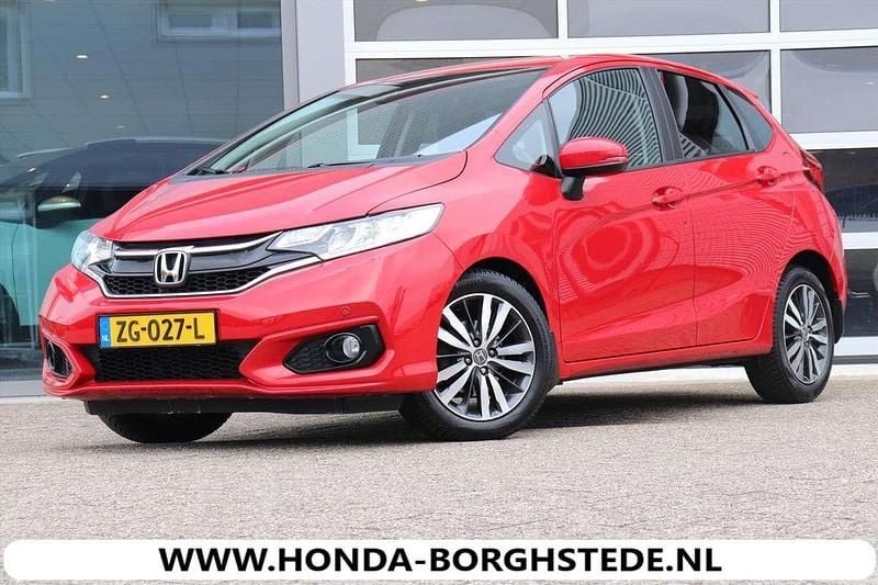 Rood Gebruikt 2019 Honda Jazz Elegance Hatchback | € 13.950 (Eerlijke prijs) - Afbeelding 1/4