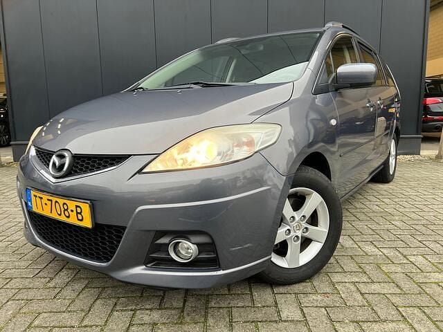 Grijs (metallic) Gebruikt 2008 Mazda 5 Touring MPV | € 995 (Super prijs) - Afbeelding 1/4
