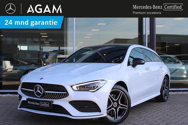Wit Gebruikt 2022 Mercedes CLA250 Shooting Brake AMG Line Premium Plus Stationwagen | € 33.950 (Eerlijke prijs) - Afbeelding 1/4