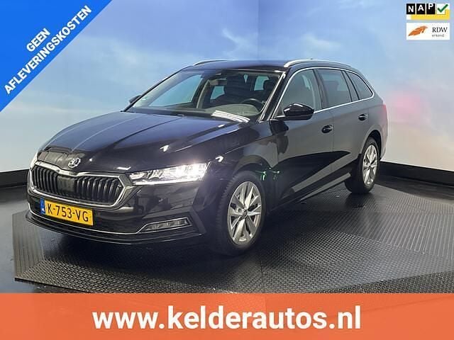 Zwart Gebruikt 2021 Skoda Octavia Style Stationwagen | € 11.950 (Goede deal) - Afbeelding 1/4