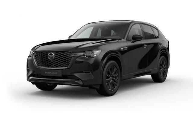Zwart Nieuw 2025 Mazda CX-60 Homura-Line SUV | € 68.090 (Iets duurder) - Afbeelding 1/4