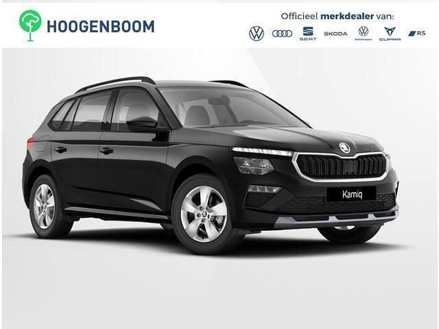 Zwart Nieuw 2025 Skoda Kamiq Selection SUV | € 29.675 (Super prijs) - Afbeelding 1/4