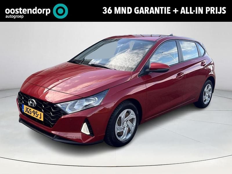 Rood Gebruikt 2021 Hyundai i20 Comfort Hatchback | € 16.340 (Eerlijke prijs) - Afbeelding 1/4