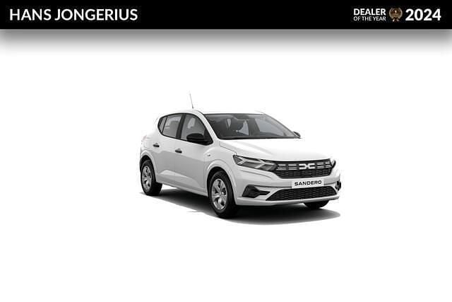 Wit Nieuw 2025 Dacia Sandero Essentiel Hatchback | € 19.000 (Eerlijke prijs) - Afbeelding 1/4