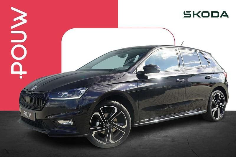 Zwart Nieuw 2025 Skoda Fabia Monte Carlo Hatchback | € 35.650 (Duur) - Afbeelding 1/4