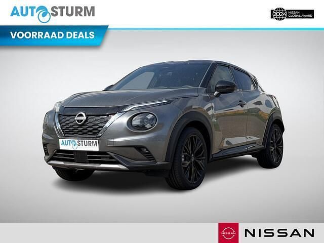 Gunmetal grey + zwart dak Nieuw 2025 Nissan Juke Pack SUV | € 35.818 (Eerlijke prijs) - Afbeelding 1/4