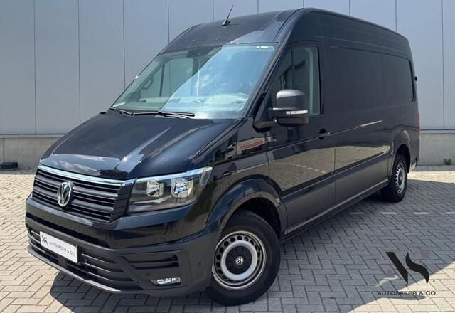 Zwart Gebruikt 2021 VW Crafter Highline Van | € 21.940 (Super prijs) - Afbeelding 1/4